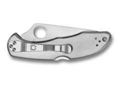Spyderco C11PS Delica 4 Stainless vreckový nôž 7,5 cm, celooceľový