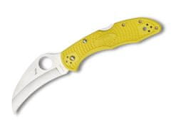 Spyderco C106PYL2 Tasman Salt 2 rybársky nôž 7,4 cm, žltá, FRN