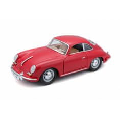 BBurago 1:24 Porsche 356B Coupe (1961) červená