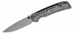 Civilight C2106B Imperium Stonewash CF/Silvery vreckový nôž 8,8 cm, uhlíkové vlákno, striebro