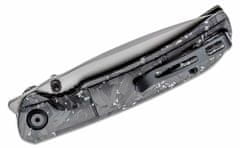 Civilight C2106B Imperium Stonewash CF/Silvery vreckový nôž 8,8 cm, uhlíkové vlákno, striebro