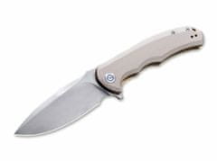 Civilight C803B Praxis Tan vreckový nôž 9,5cm, piesková hnedá, G10