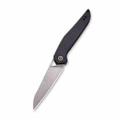 Civilight C905DS McKenna Damascus Black vreckový nôž 7,4 cm, damašek, čierna, G10