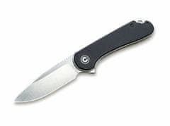 Civilight C907A Elementum Black vreckový nôž 7,5cm, čierna, G10