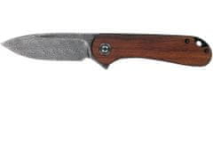 Civilight C907DS-2 Elementum Damascus Cuibourtia Wood vreckový nôž 7,5cm, damašek, drevo