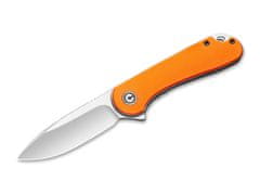 Civilight C907R Elementum Orange vreckový nôž 7,5cm, oranžová, G10