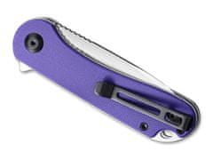 Civilight C907V Elementum Purple vreckový nôž 7,5cm, fialová, G10
