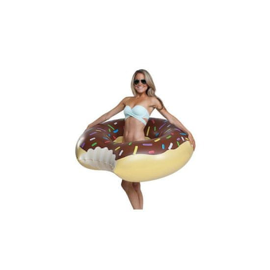 commshop Nafukovací kruh Donut - hnedý (120cm)