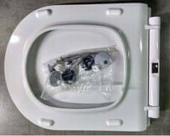 CERSANIT City, toaletné antibakteriálne sedátko z duroplastu, biela, K98-0134