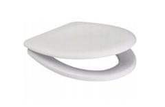 CERSANIT Delfi, antibakteriálne sedátko z duroplastu, biela, K98-0001
