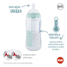 Nuk FC+ Anti-colic fľaša s kontrolou teploty 300 ml