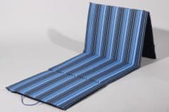 BONEX Plážové molitanové skladacie ležadlo 60x180 modrý prúžok