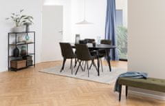 Design Scandinavia Jedálenská stolička Waylor (SET 2 ks), antracitová