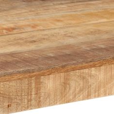 Vidaxl Barový stôl, 112x60x108 cm, surové mangové drevo