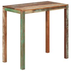 Vidaxl Barový stôl, 112x60x108 cm, regenerované masívne drevo