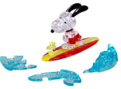 HCM Kinzel 3D Crystal puzzle Surfujúce Snoopy 41 dielikov