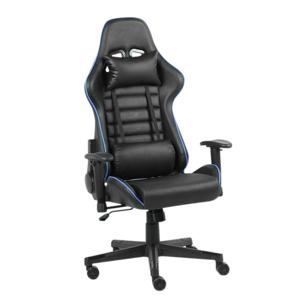 Timeless Tools Gamer stolička v 3 farbách- pro- čierno- modrá