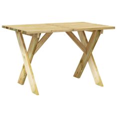 Vidaxl Záhradný stôl 110x73x70 cm impregnovaná borovica