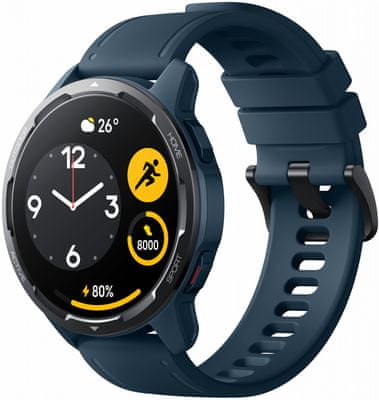 Inteligentné hodinky Xiaomi Mi Watch S1 Active, telo luneta z polyamidu vystuženého sklenenými vláknami Bluetooth volania zafírové sklíčko ochrana zafírovým sklom GPS NFC bezkontaktné platby Wi-Fi Wifi Bluetooth 5.2 reproduktor mikrofón 5ATM 117 športových režimov notifikácie z telefónu vlajkové inteligentné hodinky 12 dní výdž výkonná batéria farebný Amoled displej, dlhá výdrž, multišport, GPS, Glonass, Galileo, Beidou, SpO2, spánok, tepová frekvencia, srdcové zóny nízka hmotnosť