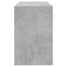 Petromila vidaXL Stôl betónovo-sivý 101x50x76,5 cm drevotrieska
