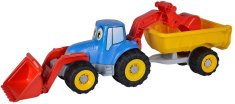 ANDRONI GIOCATTOLI Traktor do piesku s vlečkou 53cm