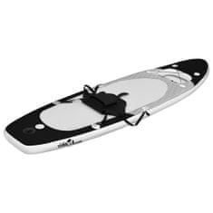 Vidaxl Nafukovací Stand up paddleboard čierny 300x76x10 cm