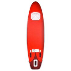 Vidaxl Nafukovací Stand up paddleboard červený 360x81x10 cm