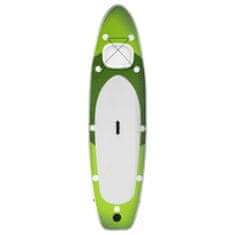 Vidaxl Nafukovací Stand up paddleboard zelený 330x76x10 cm