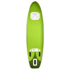 Vidaxl Nafukovací Stand up paddleboard zelený 360x81x10 cm