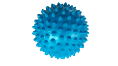 Unison  Masážna loptička ježko 7 cm modrá Unison UN 2015