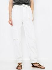 Camaïeu Biele nohavice so zaväzovaním CAMAIEU XL