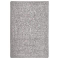 Petromila vidaXL Chlpatý koberec bledosivý 140x200 cm protišmykový