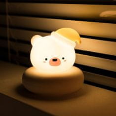 MG W-007 Bear nočná lampa, biela
