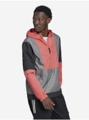 Adidas Ľahké bundy pre mužov adidas Originals - sivá, ružová M