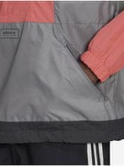 Adidas Ľahké bundy pre mužov adidas Originals - sivá, ružová L