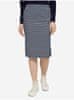 Tmavomodrá dámska pruhovaná sukňa Tom Tailor S