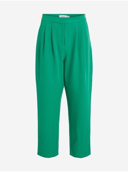 VILA Nohavice pre ženy VILA - zelená