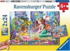 Ravensburger Puzzle Morské panny 2x24 dielikov