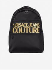 Versace Jeans Čierny pánsky batoh s nápisom Versace Jeans Couture UNI
