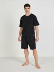 Calvin Klein Čierne pánske tričko na spanie Calvin Klein S