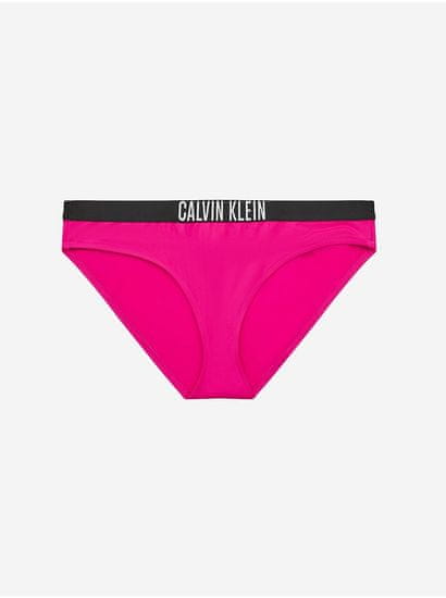Calvin Klein Tmavoružový dámsky spodný diel plaviek Calvin Klein Underwear