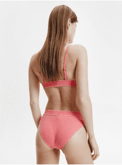 Calvin Klein Koralový dámsky spodný diel plaviek Calvin Klein Underwear XS