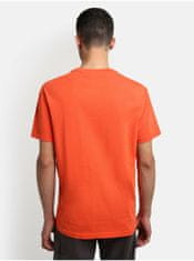 Napapijri Oranžové pánske tričko NAPAPIJRI Selbas M