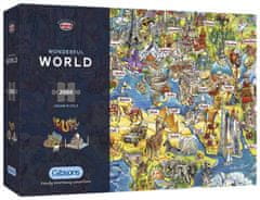 Gibsons Puzzle Úžasný svet 2000 dielikov
