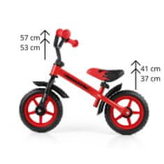 MILLY MALLY Detské odrážadlo bicykel Dragon red