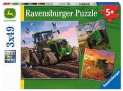 Ravensburger Puzzle John Deere v akcii 3x49 dielikov