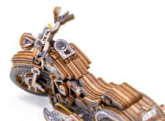 Wooden city 3D puzzle Motocykel Cruiser Limitovaná edícia 168 dielov