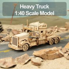 Robotime Rokr 3D drevené puzzle Heavy Truck 286 dielikov