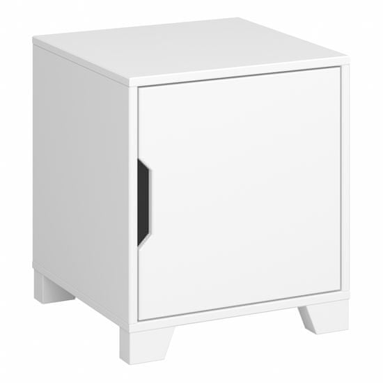 Danish Style Nočný stolík Levon, 45 cm, biela