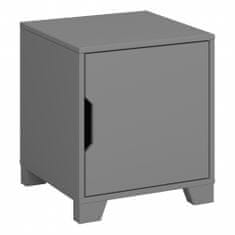 Danish Style Nočný stolík Levon, 45 cm, šedá